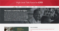 Desktop Screenshot of icpdtaskforce.org