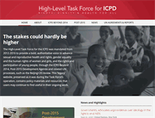 Tablet Screenshot of icpdtaskforce.org